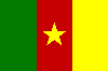 Kamerun  Fahne 90 x 150 cm. mit Oesen