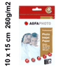 AGFAPHOTO Fotopapier Gold Line 260 gsm, 10 x 15 cm.  50 Blatt Professional Photo Glossy