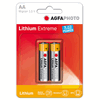 Lithium Extreme AA LRO6 MIGNON 1.5V, 2 Stck, bis zu 7x mehr Power AGFAPHOTO Batterien (Lithium)