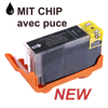 Tintenpatrone schwarz, 930 Seiten NEW ! MIT Chip.