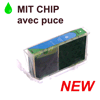 Tintenpatrone gr�n, 150 Seiten NEW ! MIT Chip.
