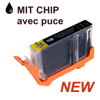 Tintenpatrone matt schwarz, 150 Seiten NEW ! MIT Chip.