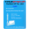 Hi-End Nachf�llset cyan, 60 ml. f�r 20 F�llungen