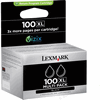 Original Lexmark Tintenpatrone 100XL Black, 2 St�ck, je 510 Seiten