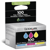 Original Lexmark Tintenpatrone 100 CMY, je 200 Seiten