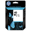 Original HP Tintenpatrone Nr.40 Black, 42 ml, 1120 Seiten