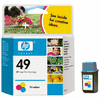 Original HP Nr.49 Tintenpatrone Tricolor, 22.8 ml.