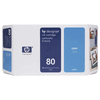 Original HP Tintenpatrone NO 80 cyan, 175 ml