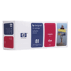 Original HP Tintenpatrone Nr.81 magenta, 680 ml.