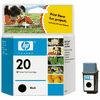 Original HP Nr.20 Tintenpatrone Black, 28 ml.