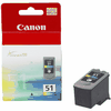 Original Canon CL-51 Tintenpatrone Color, 3 x 7 ml.