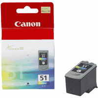 Original Canon CL-51 Tintenpatrone Color, 3 x 7 ml.