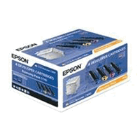 Original Epson Rainbow Kit, 4500 Seiten BK, 1500 Seiten C, M, Y