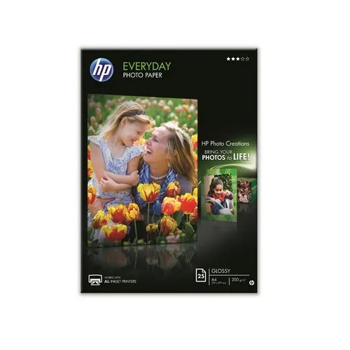 HP Inkjet-Fotopapier A4, 200g, 25 Blatt, Q5451A
