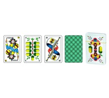 AGMLLER Jeux de cartes Jass 3D 57x89mm bleu CH 36 cartes, 106801110