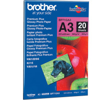 BROTHER Photo Paper glossy 260g A3 MFC-6490CW 20 feuilles, BP71-GA3