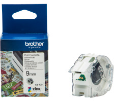 BROTHER Colour Paper Tape 9mm/5m VC-500W Compact Label Printer, CZ-1001