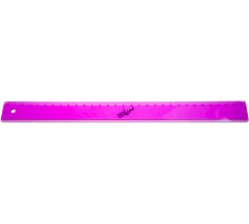 BROLINE Massstab 30cm violett/transparent, 375939