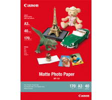 CANON Matte Papier Photo A3 InkJet, 170g 40 feuilles, MP101A3