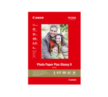 CANON Photo Paper Plus 265g A3 InkJet glossy II 20 feuilles, PP201A3