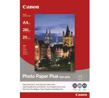 CANON Photo Paper Plus 260g A4 PIXMA, semi-glossy 20 flles, SG201A4