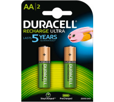DURACELL Recharge Ultra PreCharged AA,HR6,2400mAh,1.2V 2 pcs., DX1500