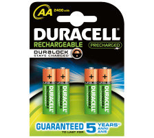 DURACELL Recharge Ultra PreCharged AA,HR6,2400mAh,1.2V 4 pcs., DX1500