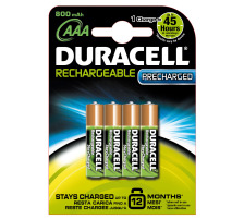 DURACELL Recharge Ultra PreCharged AAA, 850 mAh, 1.2V 4 pcs., DX2400