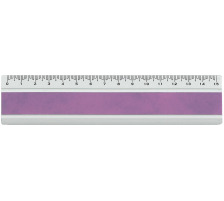 DUX Lineal Joy Color 15cm Alu, lila, FA-JC/15L