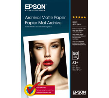 EPSON Archival Matt Paper A3+ InkJet 192g 50 feuilles, S041340