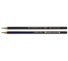 12 X FABER-CASTELL Bleistift F Goldfaber, 112510