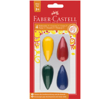 FABER-CASTELL Kreiden Birnen 4 Farben, 120405