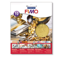 FIMO Blattmetall gold 14x14cm, 878111