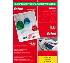 FOLEX Laser-Film A4 250my 50 feuilles, BG-72WO