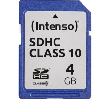 INTENSO SDHC Card Class 10 4GB, 3411450