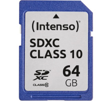 INTENSO SDXC Card Class 10 64GB, 3411490