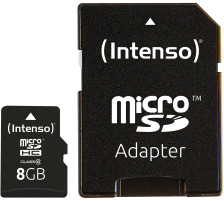 INTENSO microSDHC Class 10 8GB, 3413460
