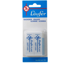 LUFER Radierer Plast Soft 2 Stck 65x21x12mm, 69806