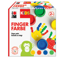 MARABU Kids Fingerfarben 4 Farben, 030300080