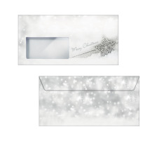 SIGEL Weihnachts-Umschlag 11x22cm 90g 50 Stck, DU136