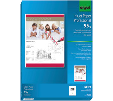 SIGEL InkJet Photo Paper A4 95g,mat, blanc 200 feuilles, IP288