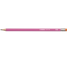 STABILO Bleistift 160 mit Gummi HB pink, 2160/01HB