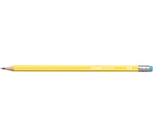 STABILO Bleistift 160 mit Gummi HB gelb, 2160/05HB