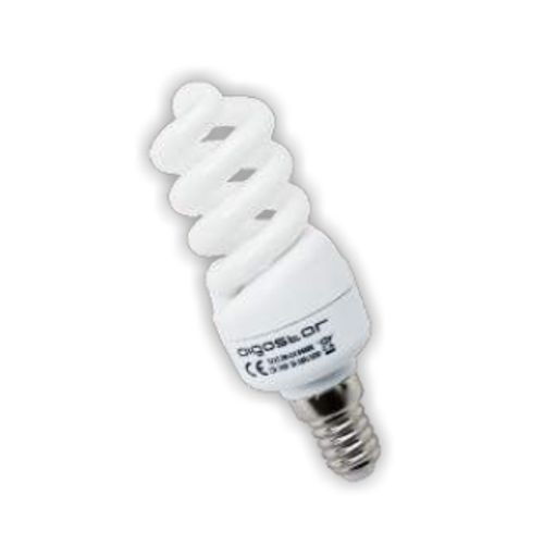 Lampe conomique  E14, 5 watt (correspond  env. 25 watt), blanc froid