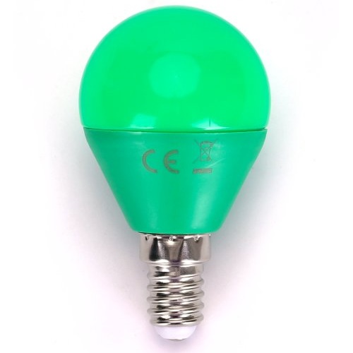 Lampe LED E14, 4 watt (correspond  env. 30 watt), vert