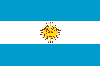 Argentinien Fahne 90 x 150 cm. mit Oesen