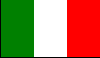 Italien Fahne 90 x 150 cm. mit Oesen