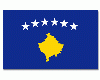 Kosovo Fahne 90 x 150 cm. mit Oesen