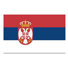 Serbien Fahne 90 x 150 cm. mit Oesen