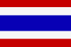 Thailand Fahne 90 x 150 cm. mit Oesen